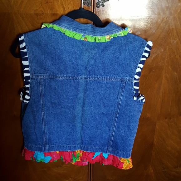 Fun and flirty denim vest - Picture 2 of 3